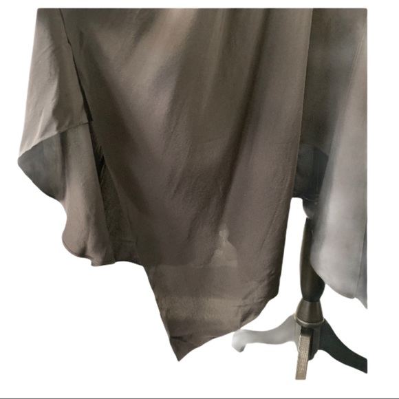 NWT BCBGMaxAzria Silk Black Lace Open Back Dress - Picture 9 of 12